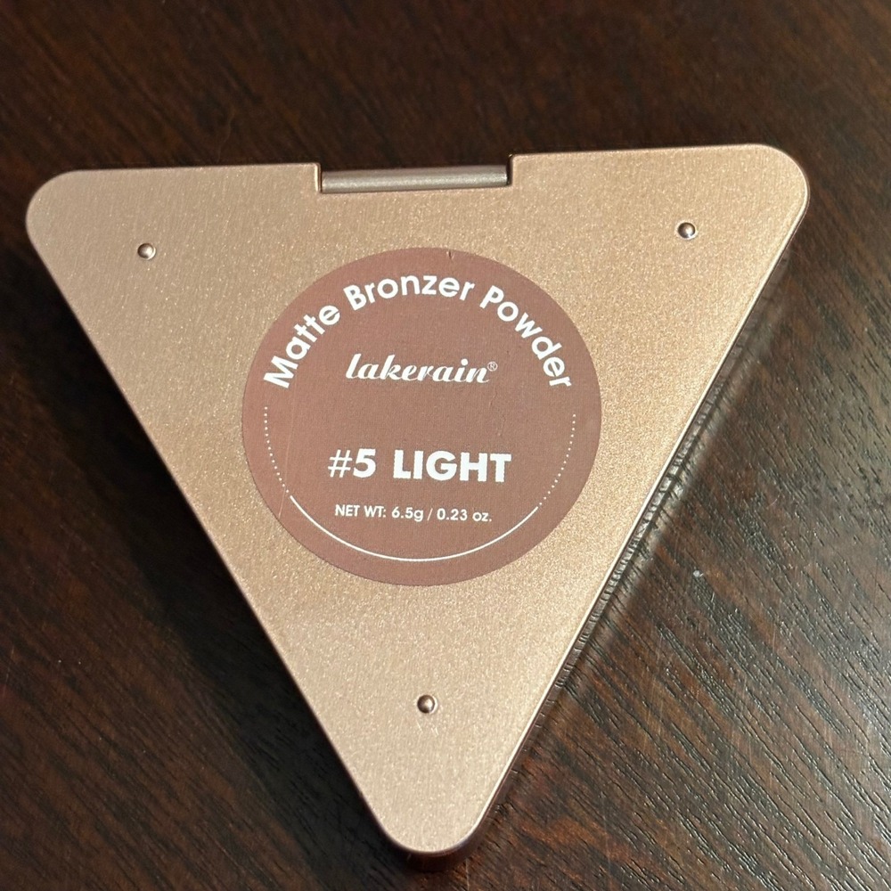 Lakerain Matte Bronzer Powder #5 Light Compact Mirror - Picture 2 of 6